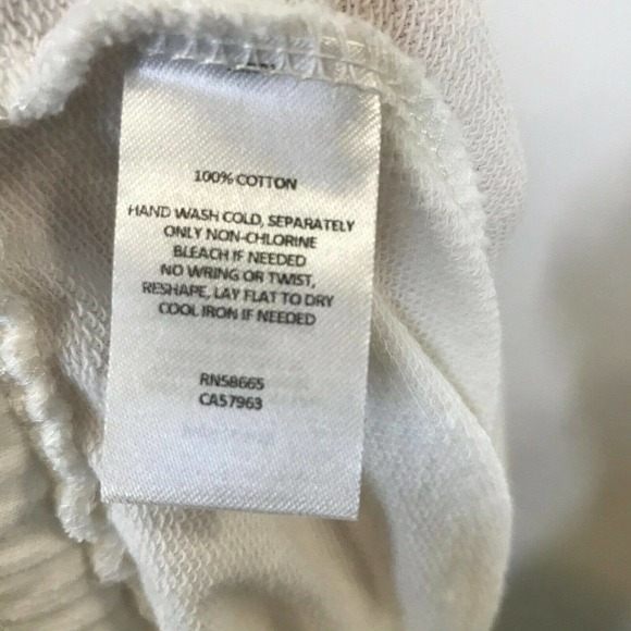 Abound Womens White Elastic Waist Slash Pockets Drawstring Jogger Pant Size M - Picture 6 of 7